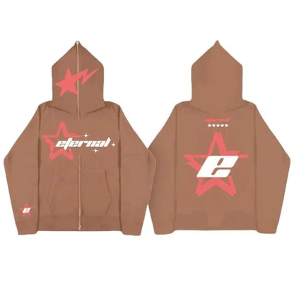 Star Zipper Hoodie