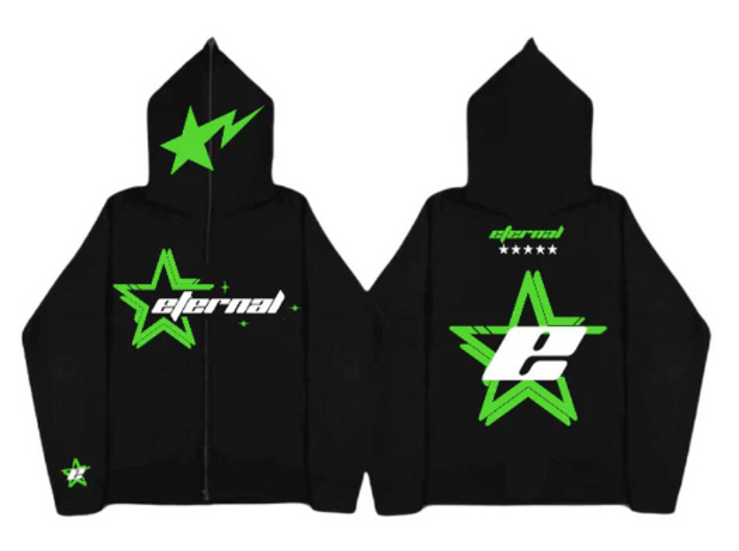 Star Zipper Hoodie